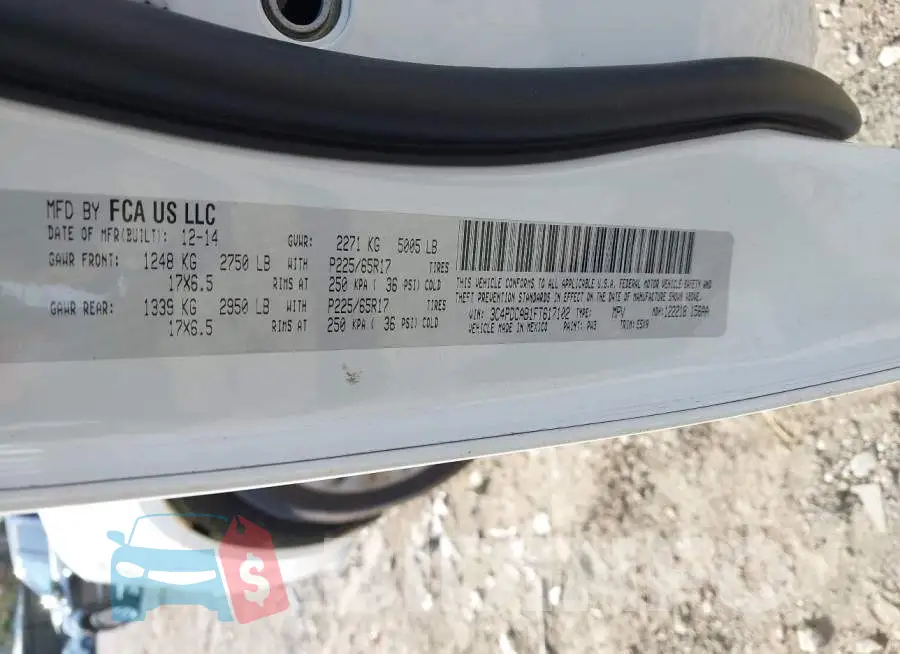 3C4PDCAB1FT617102 Photo# 9