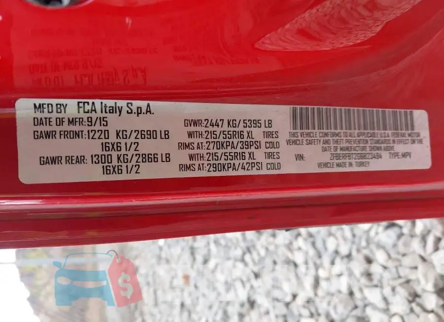 ZFBERFBT2G6B23494 Photo# 9
