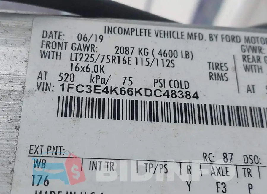1FC3E4K66KDC48384 Photo# 8