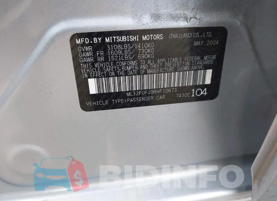 ML32FUFJ9RHF10673 Photo# 9