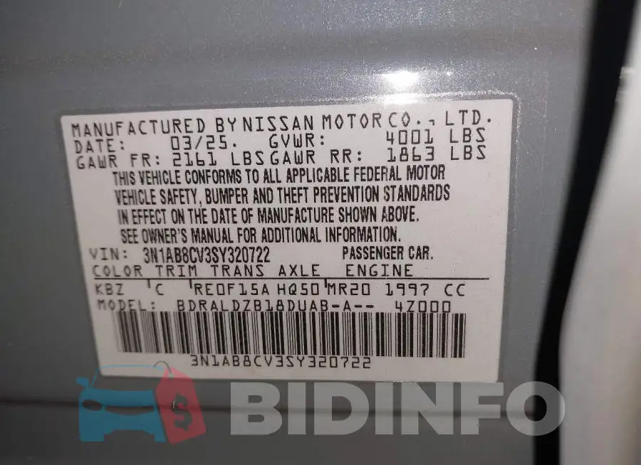 3N1AB8CV3SY320722 Photo# 9