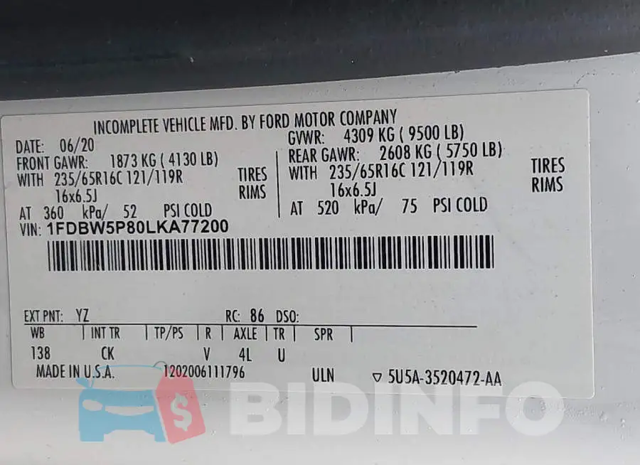 1FDBW5P80LKA77200 Photo# 8