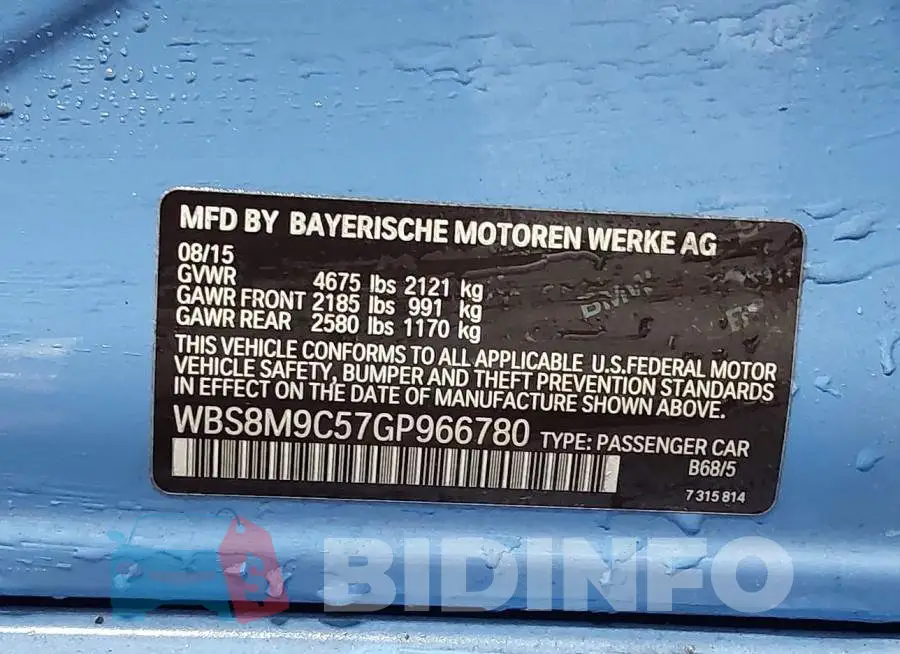 WBS8M9C57GP966780 Photo# 9