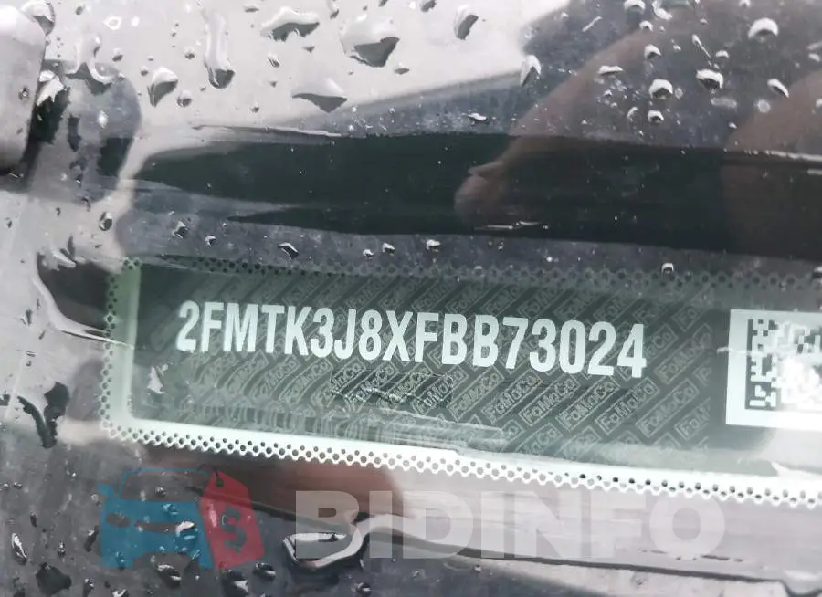 2FMTK3J8XFBB73024 Photo# 17