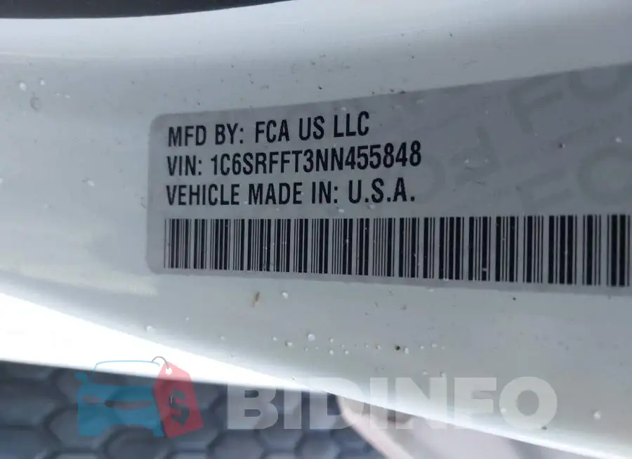 1C6SRFFT3NN455848 Photo# 9