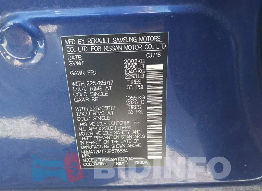 KNMAT2MT7JP578584 Photo# 9