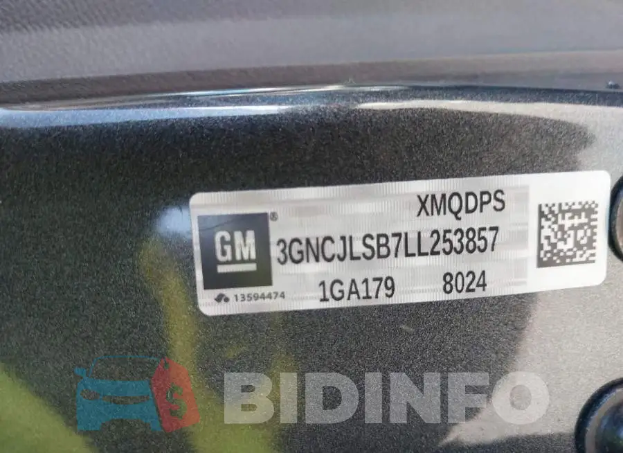 3GNCJLSB7LL253857 Photo# 9