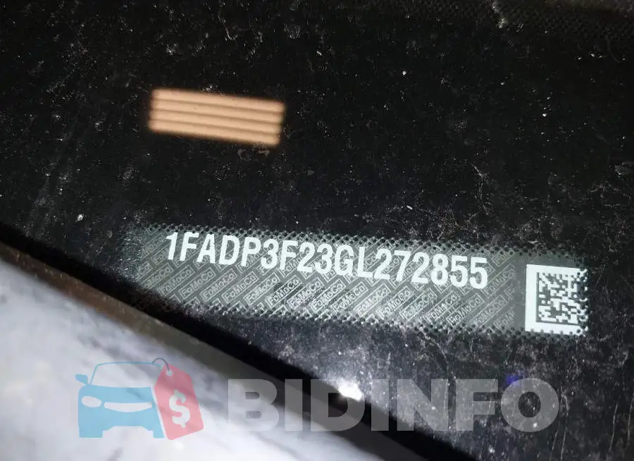 1FADP3F23GL272855 Photo# 9