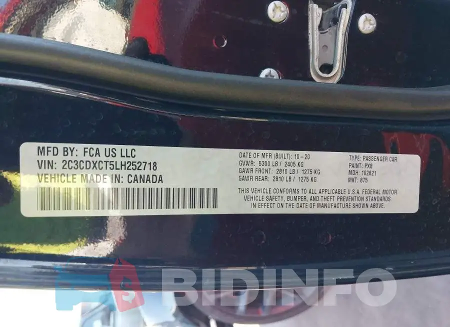 2C3CDXCT5LH252718 Photo# 9