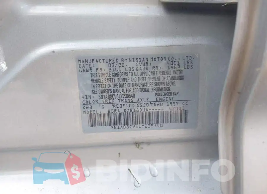 3N1AB8CV6LY239540 Photo# 9