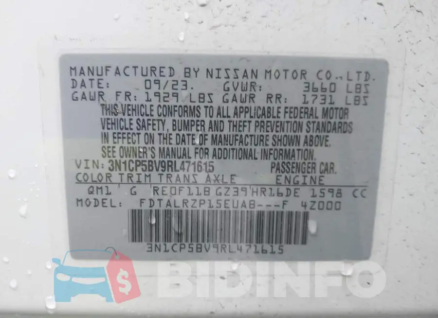 3N1CP5BV9RL471615 Photo# 9