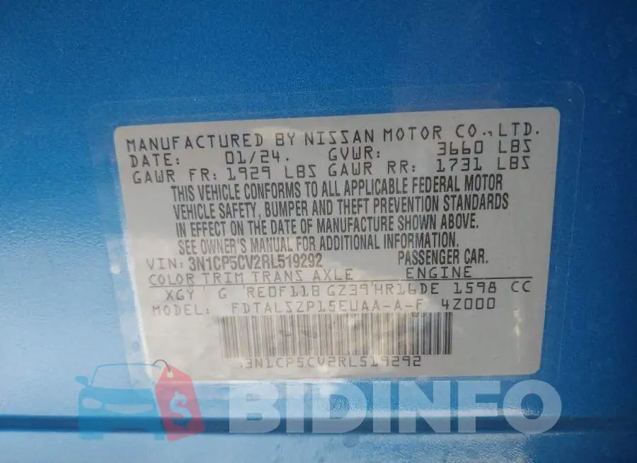 3N1CP5CV2RL519292 Photo# 9