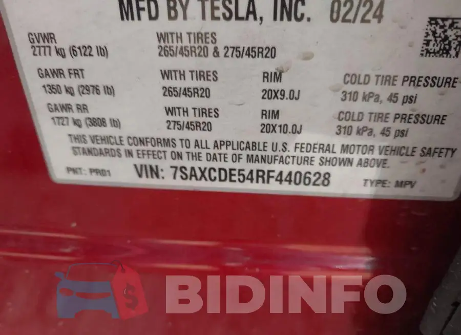 7SAXCDE54RF440628 Photo# 9