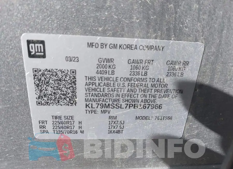 KL79MSSL7PB167966 Photo# 9