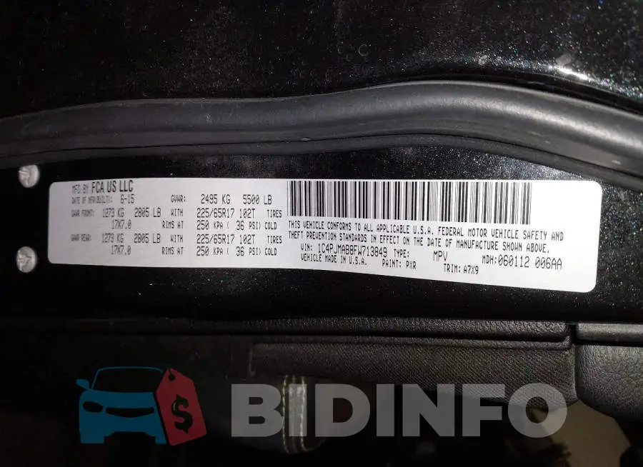 1C4PJMAB8FW713849 Photo# 9