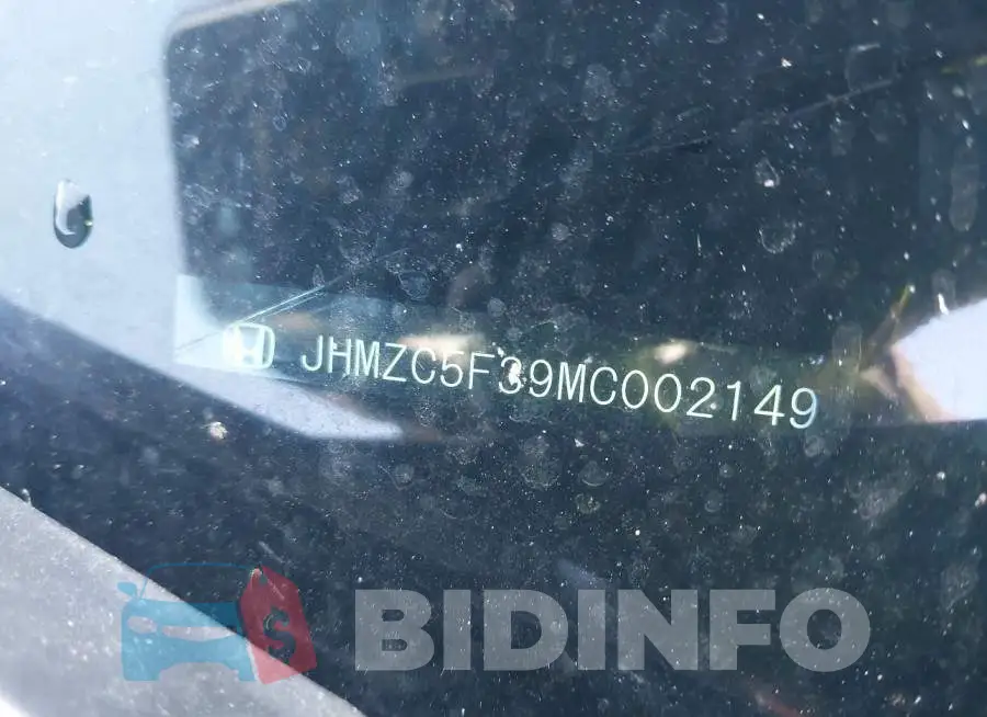 JHMZC5F39MC002149 Photo# 9