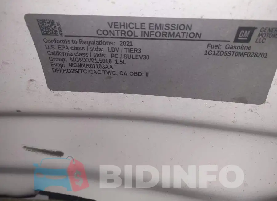 1G1ZD5ST0MF028201 Photo# 9