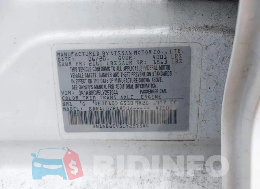 3N1AB8CV5LY257544 Photo# 9