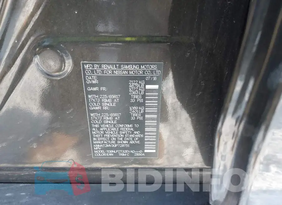 KNMAT2MV3GP728751 Photo# 9