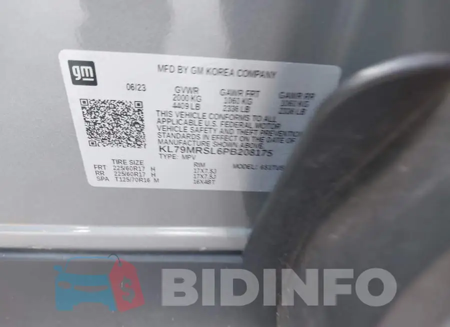KL79MRSL6PB208175 Photo# 7