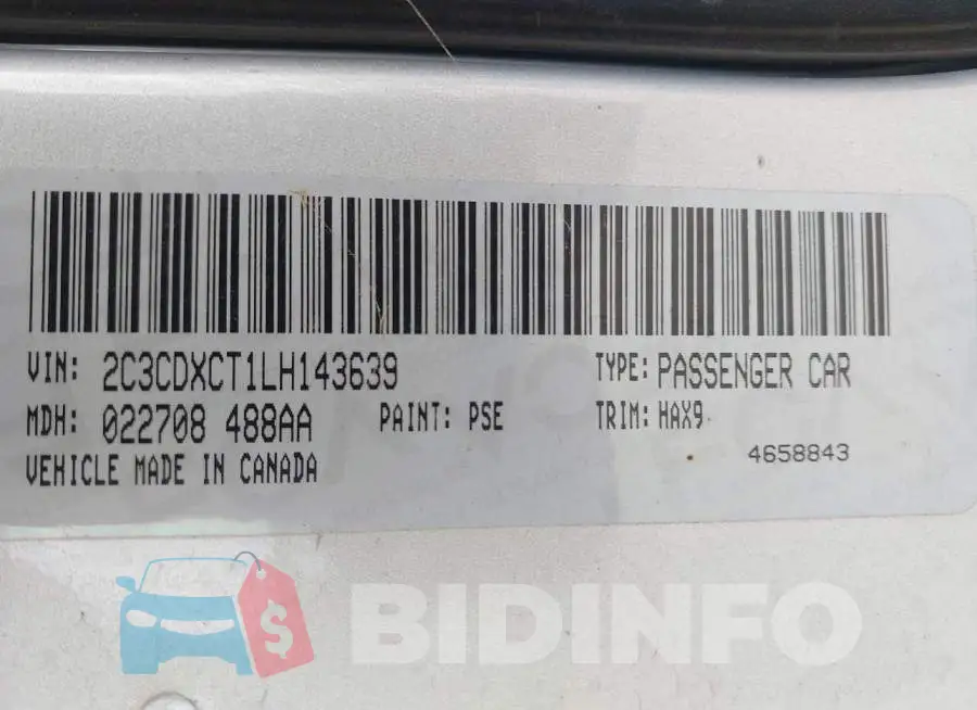2C3CDXCT1LH143639 Photo# 9