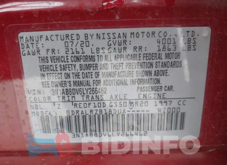 3N1AB8DV6LY266462 Photo# 9