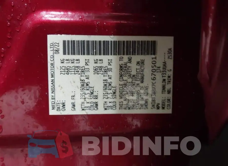 5N1BT3BBXPC670501 Photo# 9