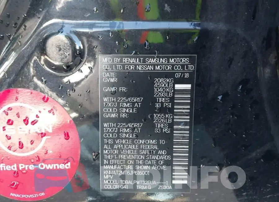 KNMAT2MT6JP616001 Photo# 9