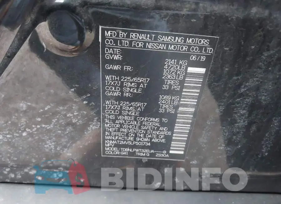 KNMAT2MV5LP501734 Photo# 9