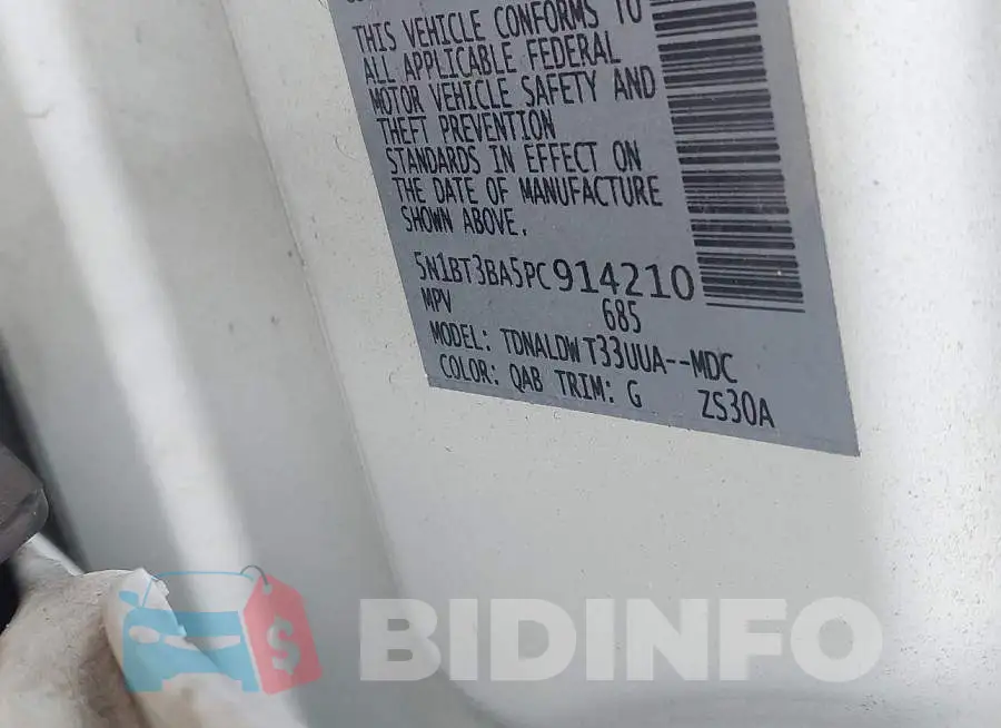5N1BT3BA5PC914210 Photo# 9