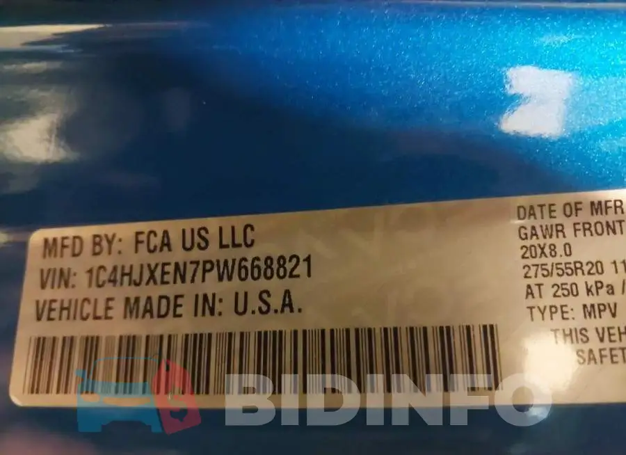 1C4HJXEN7PW668821 Photo# 9