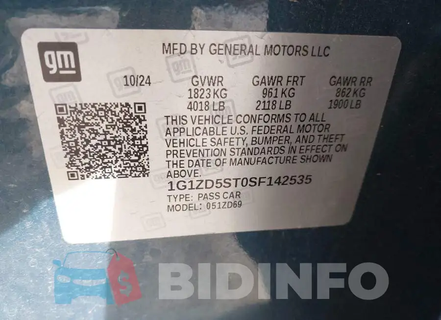 1G1ZD5ST0SF142535 Photo# 9