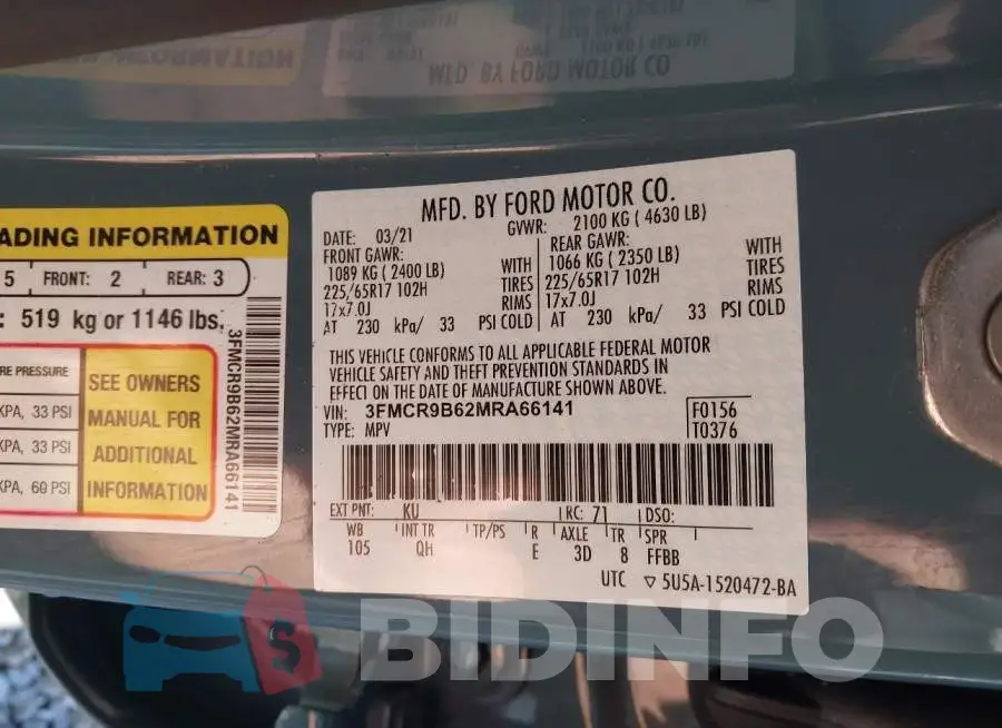 3FMCR9B62MRA66141 Photo# 9