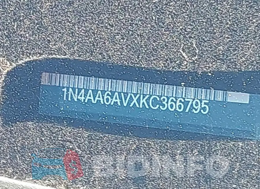 1N4AA6AVXKC366795 Photo# 9