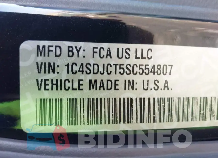 1C4SDJCT5SC554807 Photo# 9