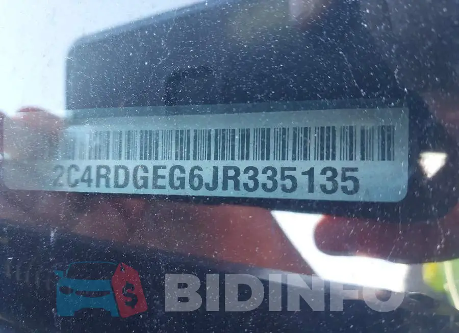 2C4RDGEG6JR335135 Photo# 9