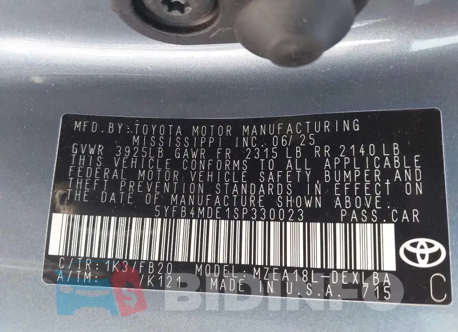 5YFB4MDE1SP330023 Photo# 9