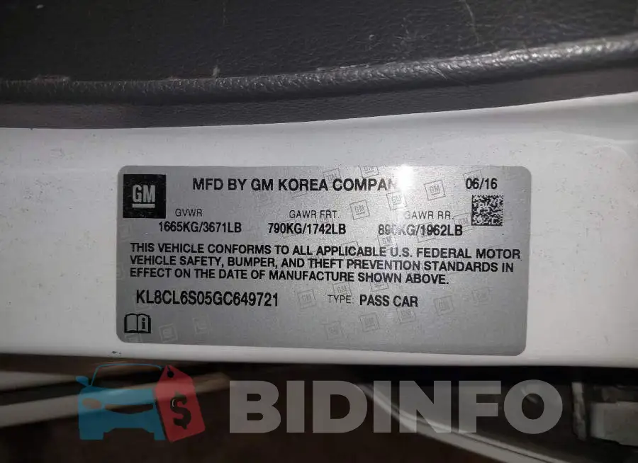 KL8CL6S05GC649721 Photo# 9