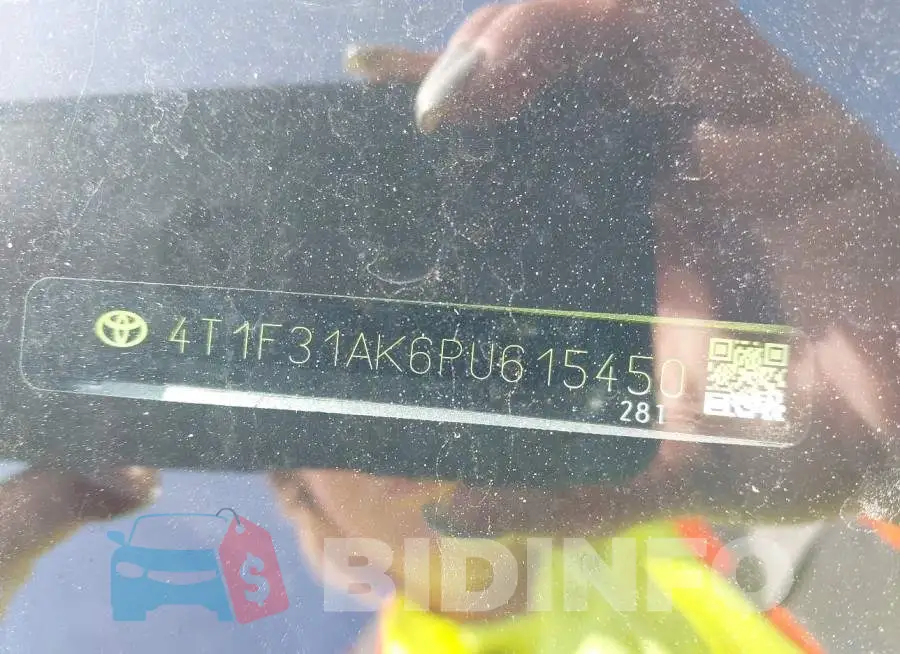 4T1F31AK6PU615450 Photo# 9