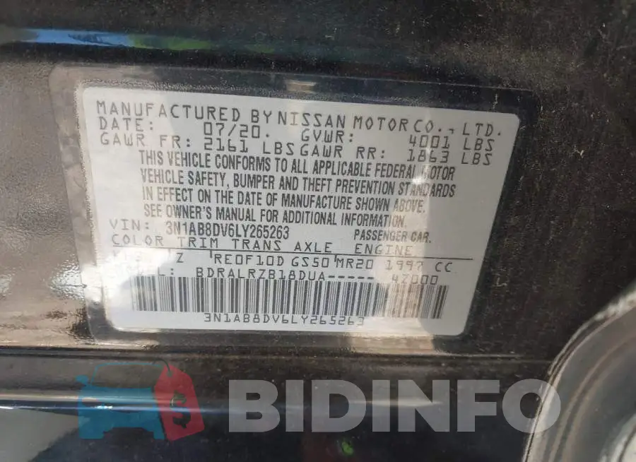 3N1AB8DV6LY265263 Photo# 9