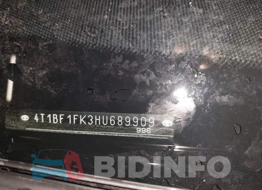 4T1BF1FK3HU689909 Photo# 9