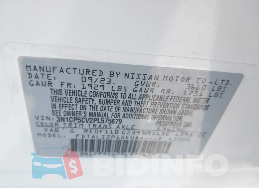 3N1CP5CV2PL575679 Photo# 9