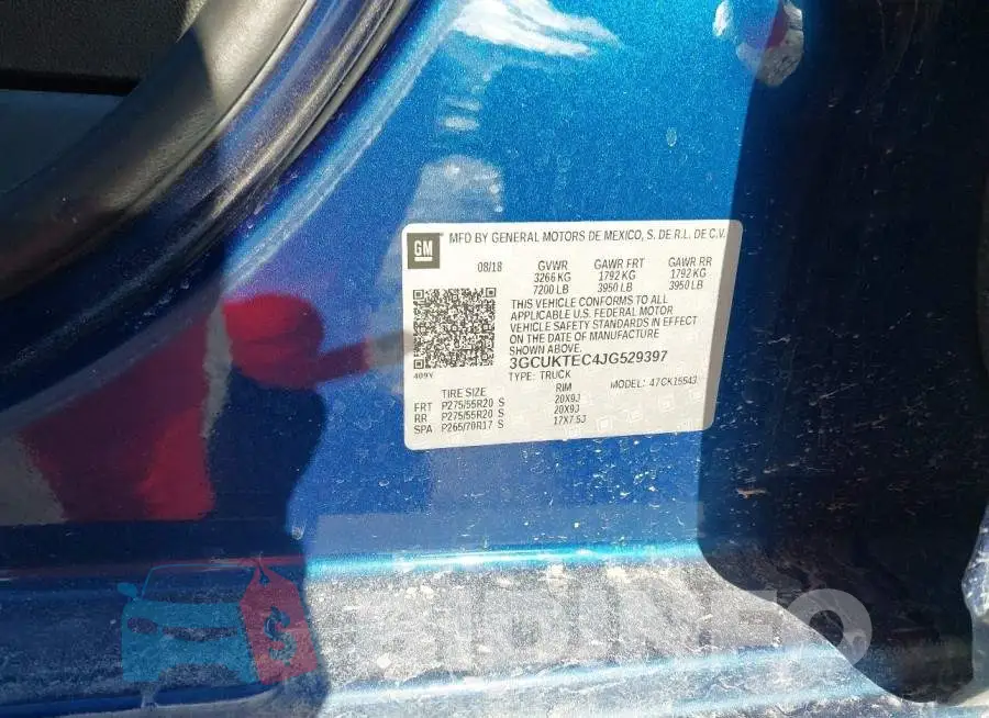 3GCUKTEC4JG529397 Photo# 9
