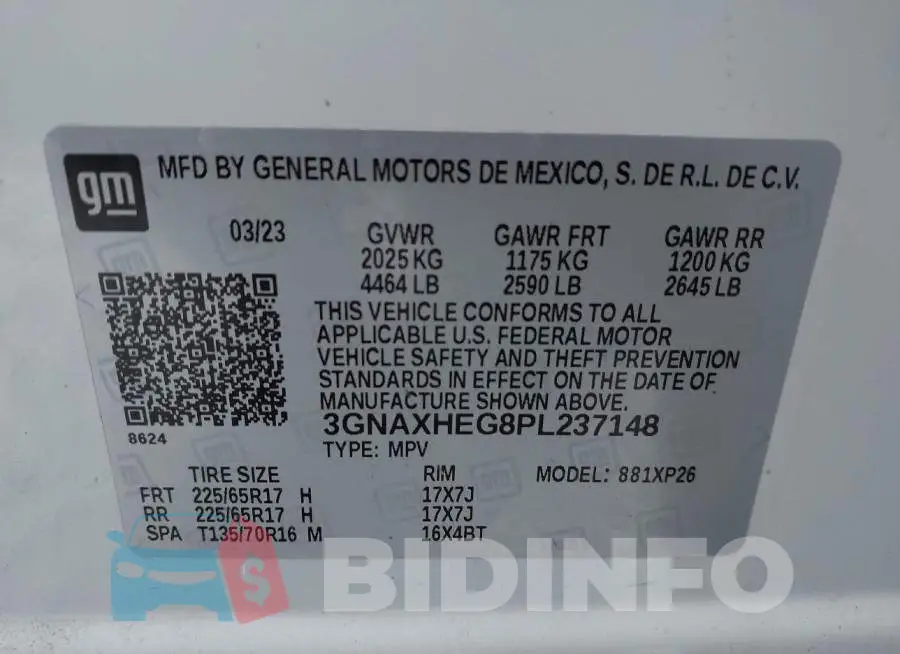 3GNAXHEG8PL237148 Photo# 9