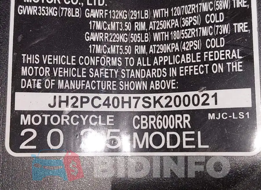 JH2PC40H7SK200021 Photo# 10