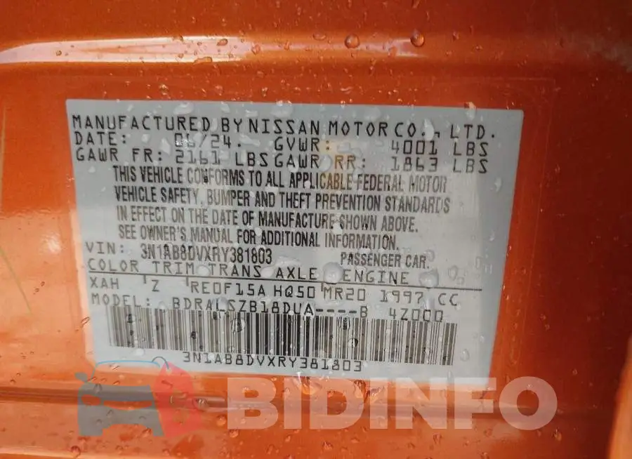 3N1AB8DVXRY381803 Photo# 9