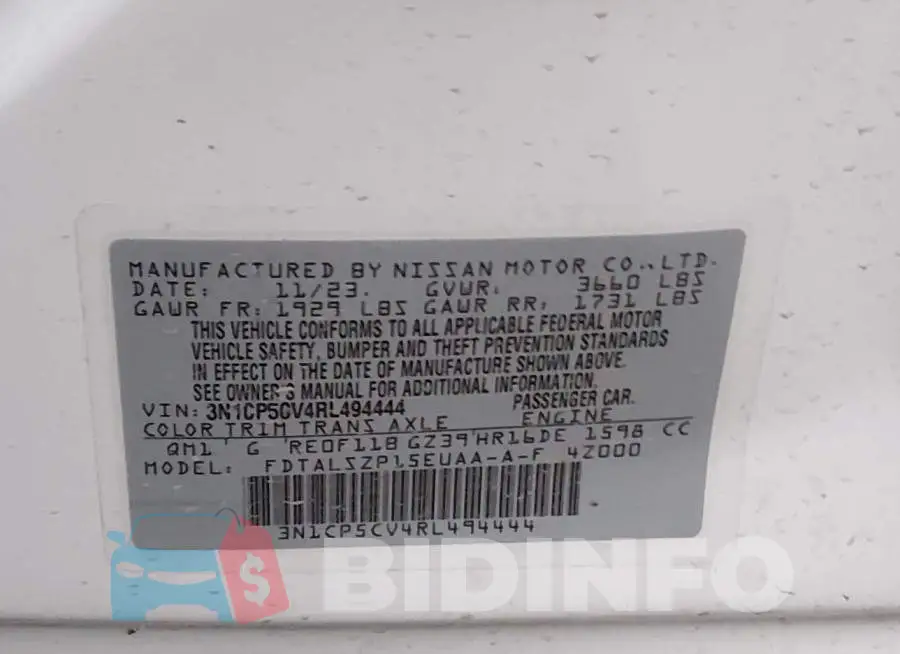 3N1CP5CV4RL494444 Photo# 7