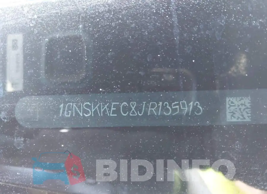 1GNSKKEC8JR135913 Photo# 9