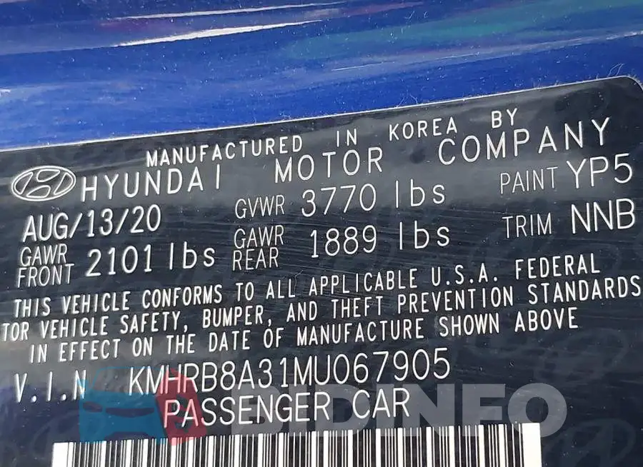 KMHRB8A31MU067905 Photo# 9