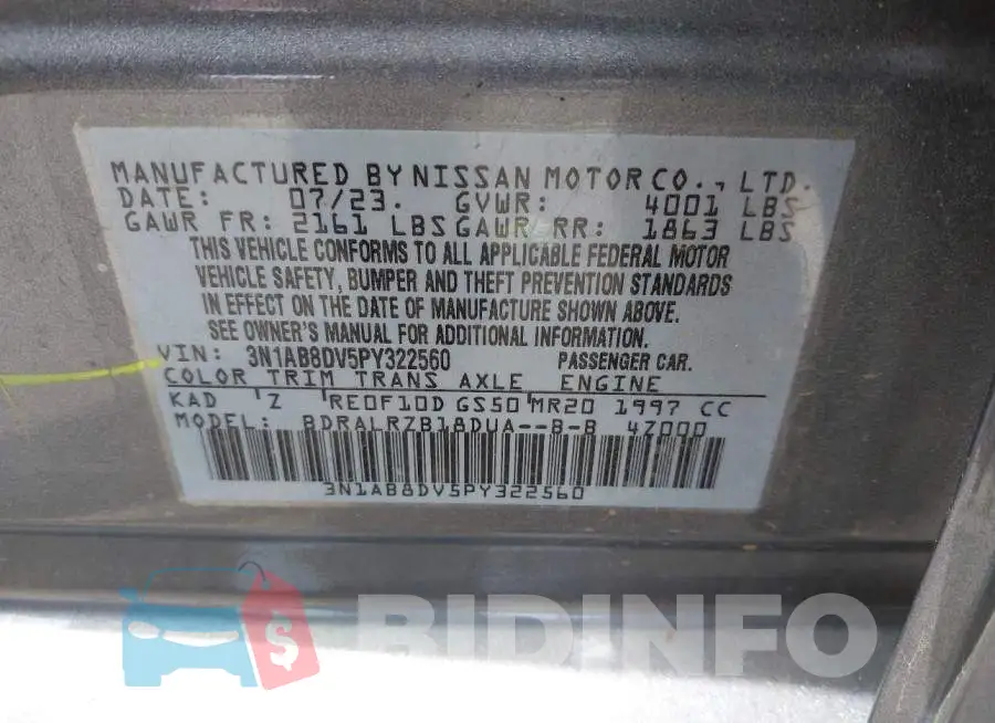 3N1AB8DV5PY322560 Photo# 9